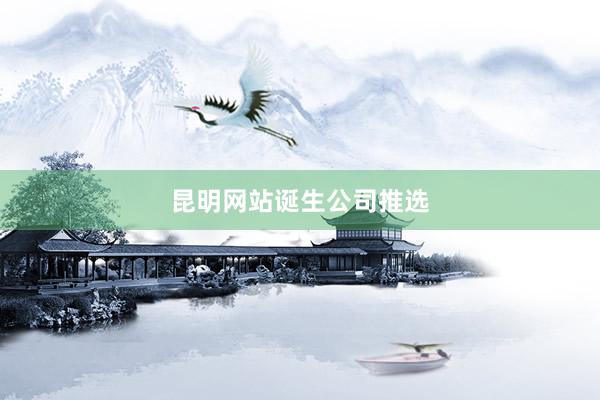 昆明网站诞生公司推选